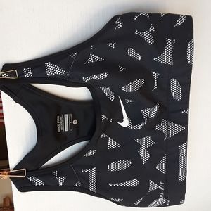 Nike's Pro Woman's Compression Sports Bra.. small.. black/white